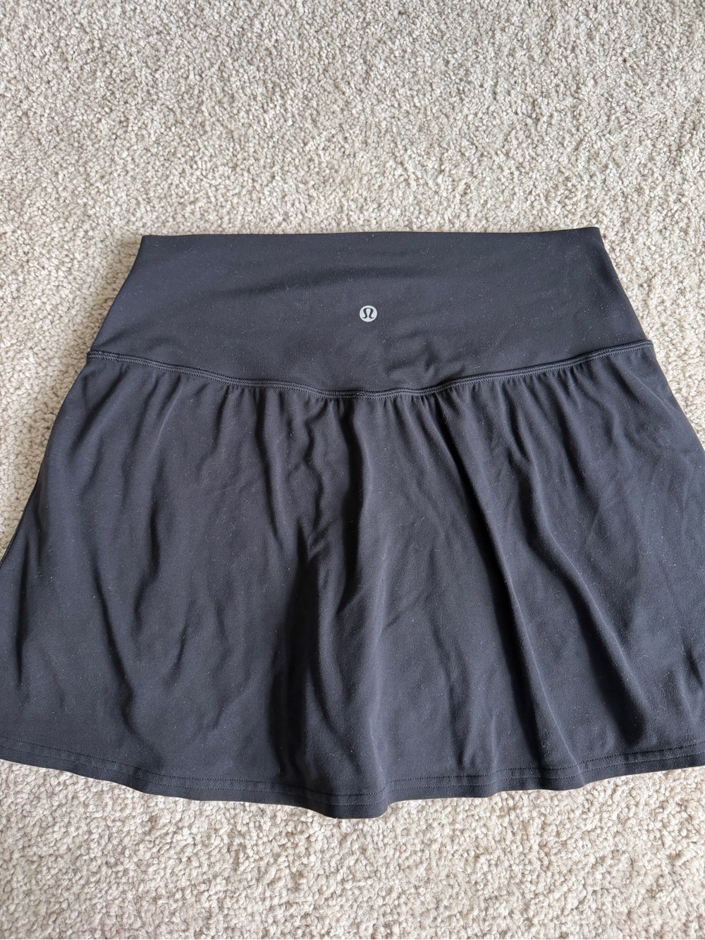 lululemon athletica Black Skater Skirt with Flared Hem